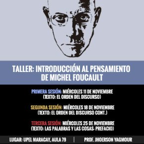 Taller: Introducción al pensamiento de Michel Foucault
